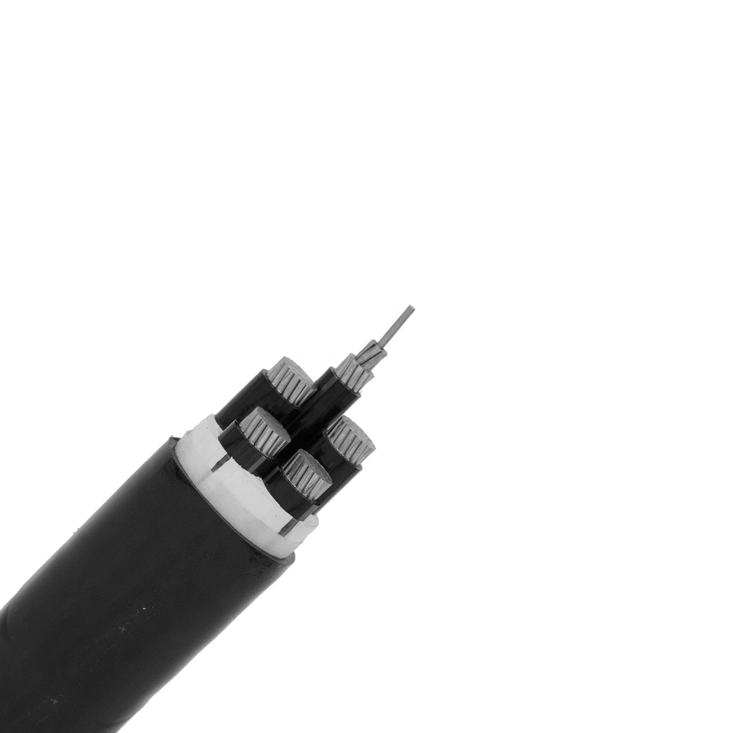 cable for construction 2x16mm PVC insulated  concentric aluminum cable  For Kenya