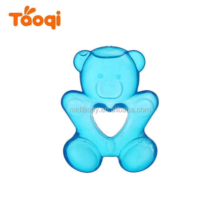 
animal shape EVA water filled baby teether 