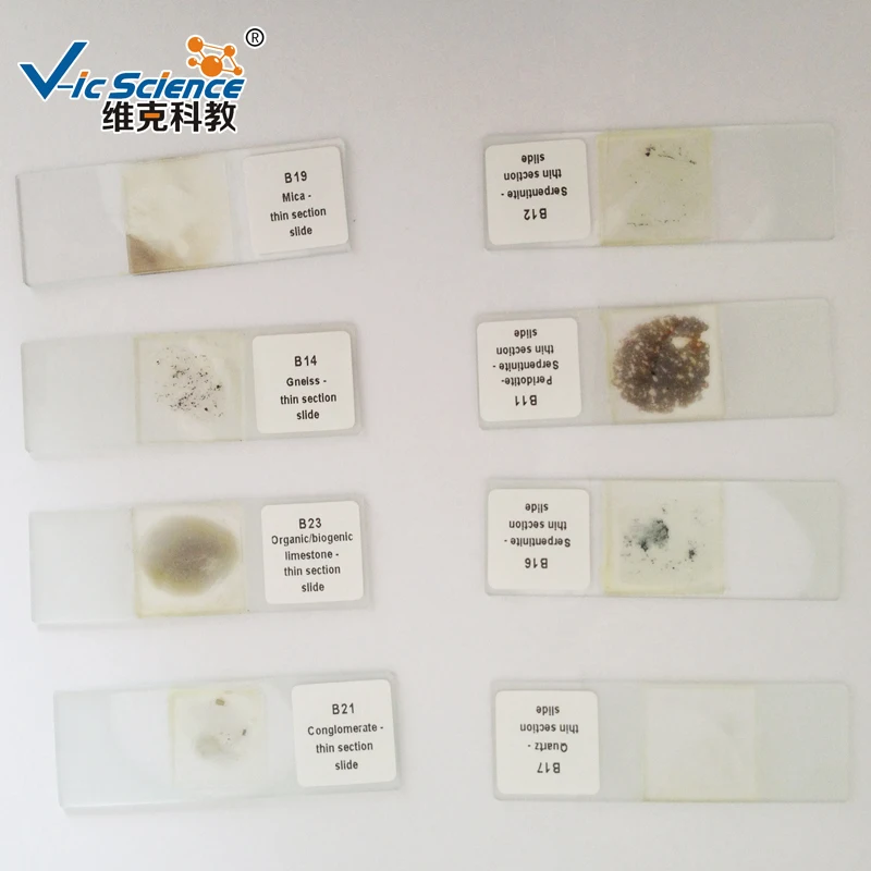 24 предмета, различные геологические наборы для микроскопа
