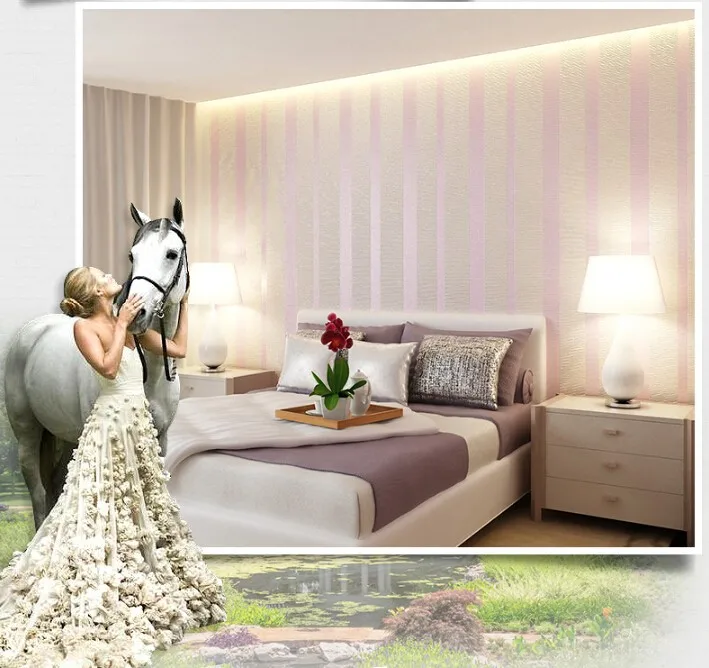 Modern Minimalist Glitter Striped Wallpaper Rolls 3D  Modern Minimalist Glitter Striped Wallpaper Rolls 3D