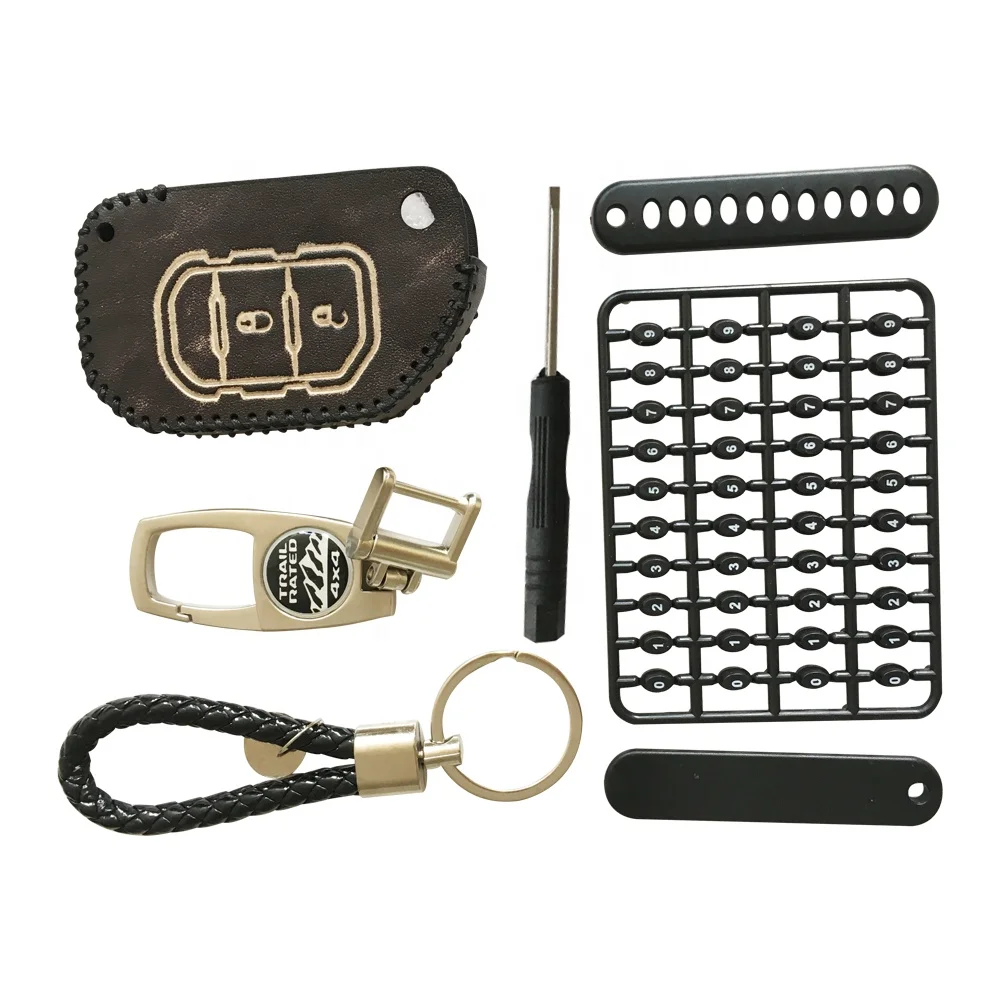 
Lantsun JL1022 key cover For Jeep JL for wrangler accessories 2018+ JL Key Case Cover for Jeep JL for wrangler 