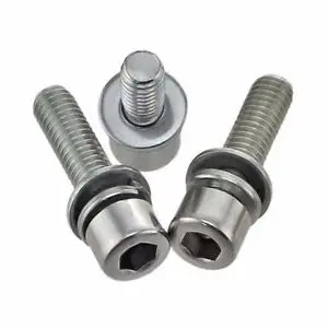 M3 M4 M5 M6 Socket Cap Head Sem Screw With Captive Washer And Flat Washer