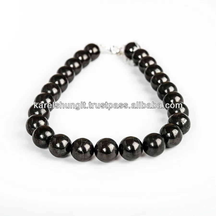 Shungite Natural / Schungit healing  beads 16 mm bead