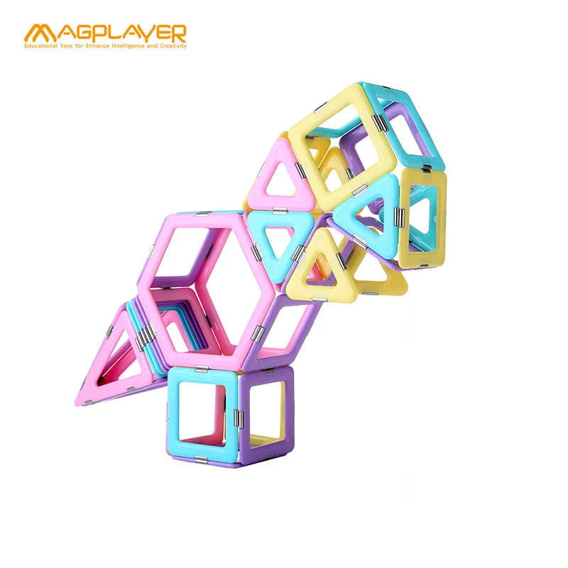 Новинка 3D милый робот «сделай сам» научная игрушка магнитные строительные плитки развивающие блоки для