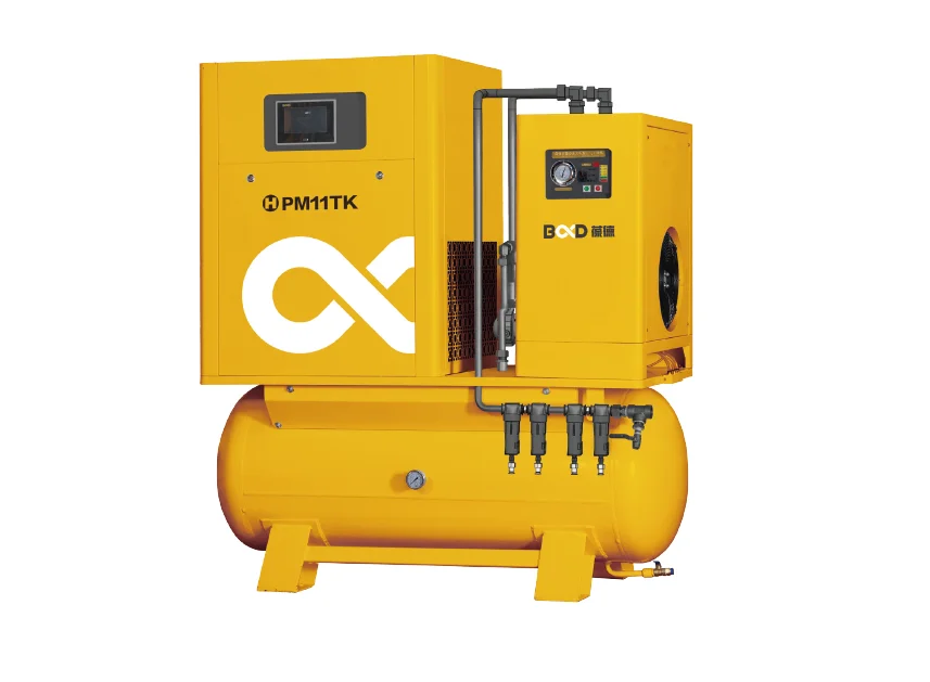 20HP Integrated Varied Speed Screw Air Compressor For Laser Cutting Machine BD-15TK