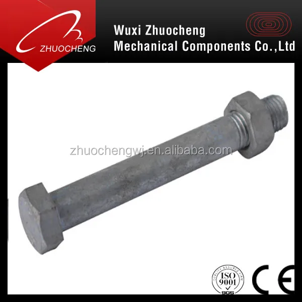 HDG/Dacromet A193 B7 heavy Hex bolts with A194 2H nut and F436 washer