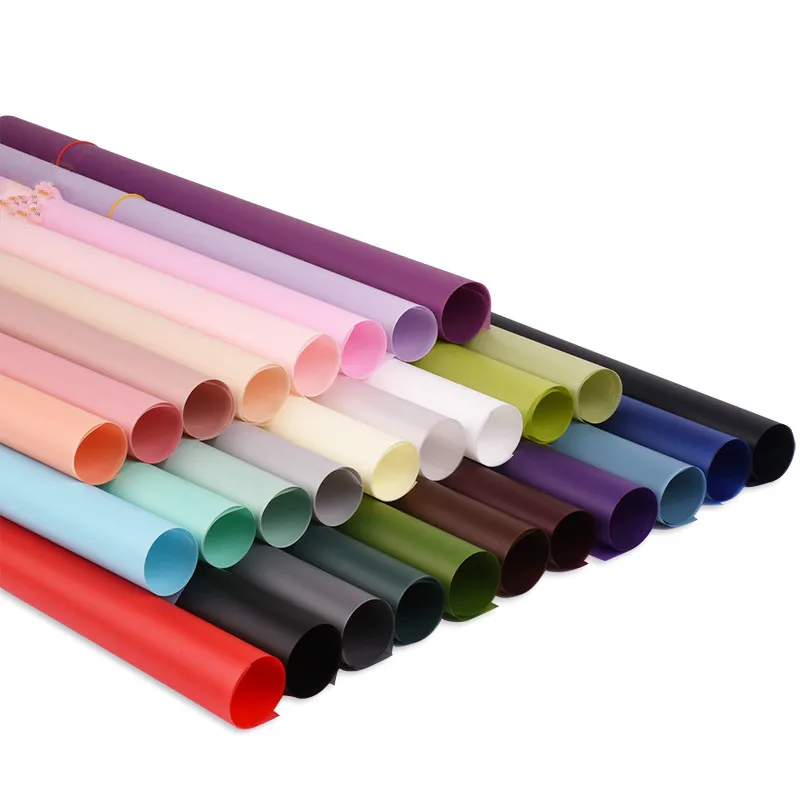 
28 colors waterproof pure mist Fog paper Flower Wrapping Gift Paper Bouquet Wrapping 