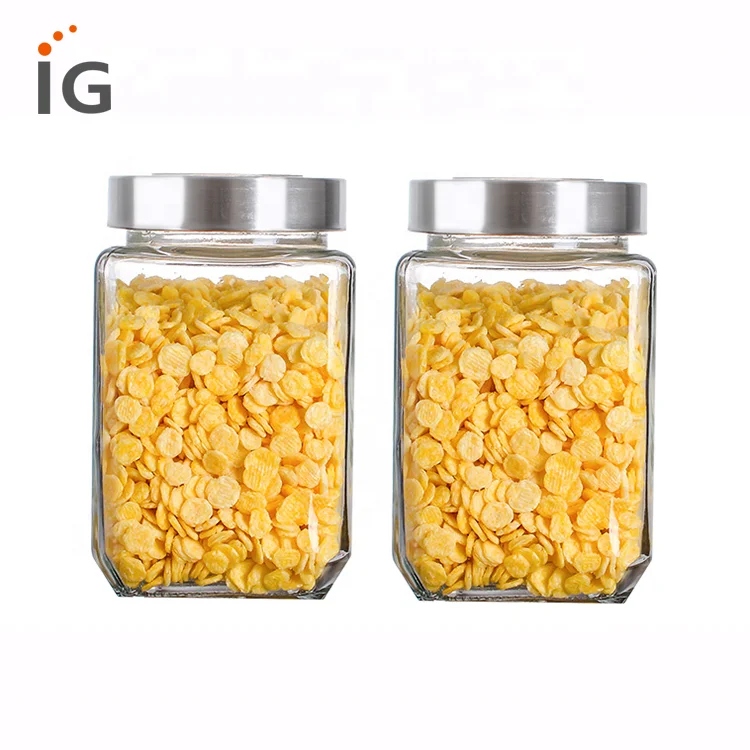 Glass Apothecary Jar Canister Set with Ball Lid