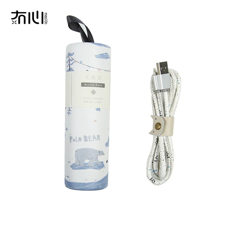 Maoxin most hot oem promotion gift  high quality colorful 1M micro type c ip charging usb data cable usb