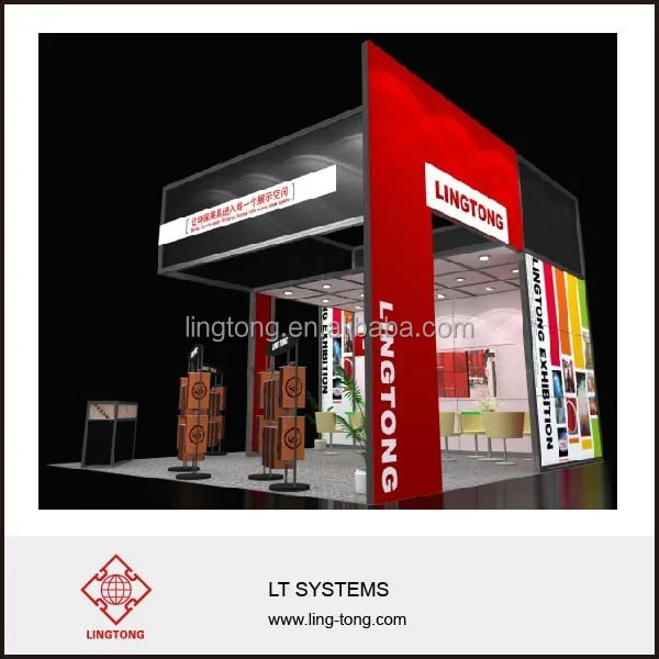 customized exhibition stand for display with 0ctanorm system