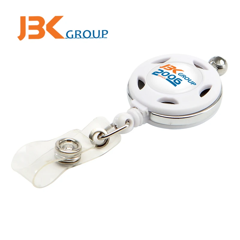 Маленький пластиковый id бейдж, катушка для ключей, держатель, купольная эпоксидная наклейка