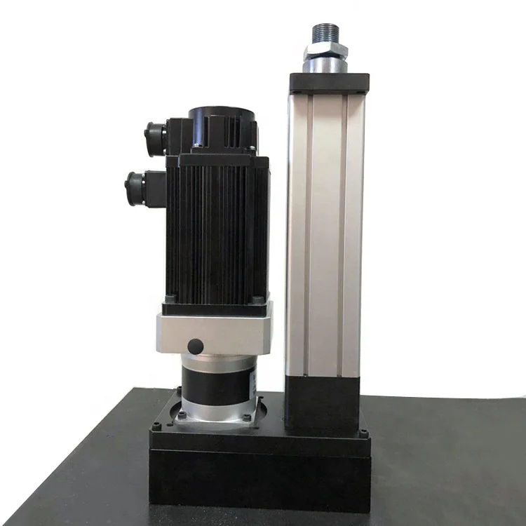 900mm industrial usage cnc ball screw linear motion rail guide stage actuator with servo motor