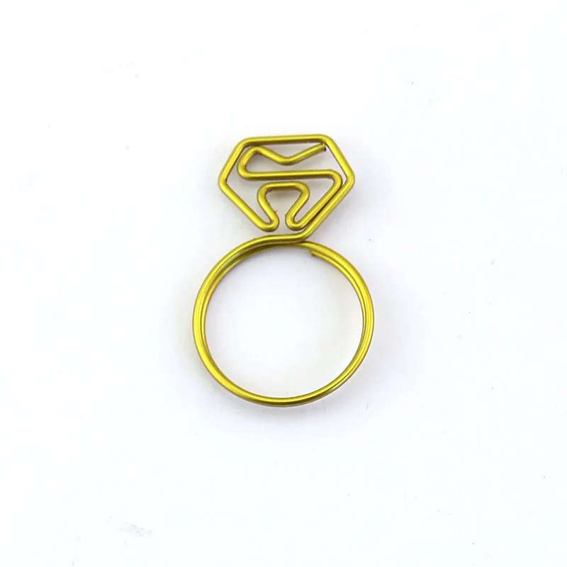 PET gold different kinds shaped paper clip