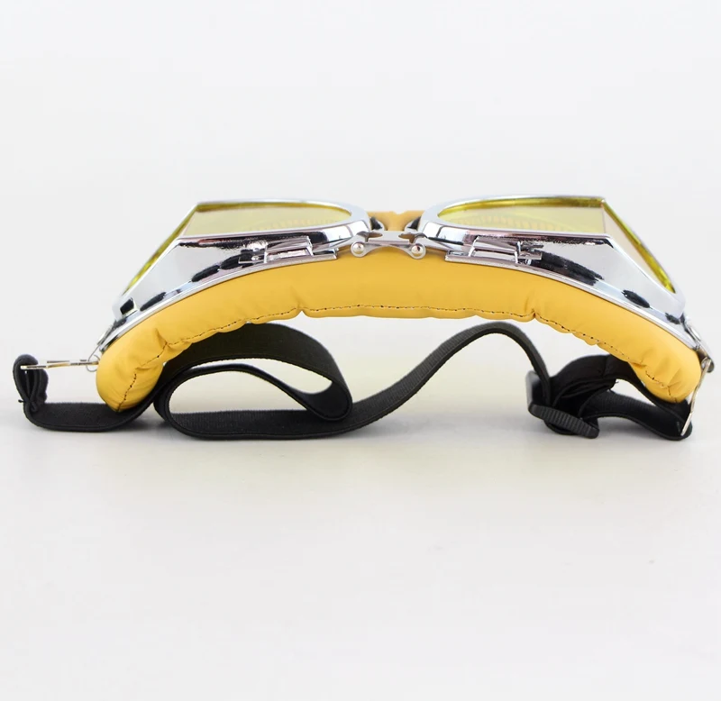 RTS High Quality Retro motocross goggles with Chrome Frame Factory Price OEM service CG16