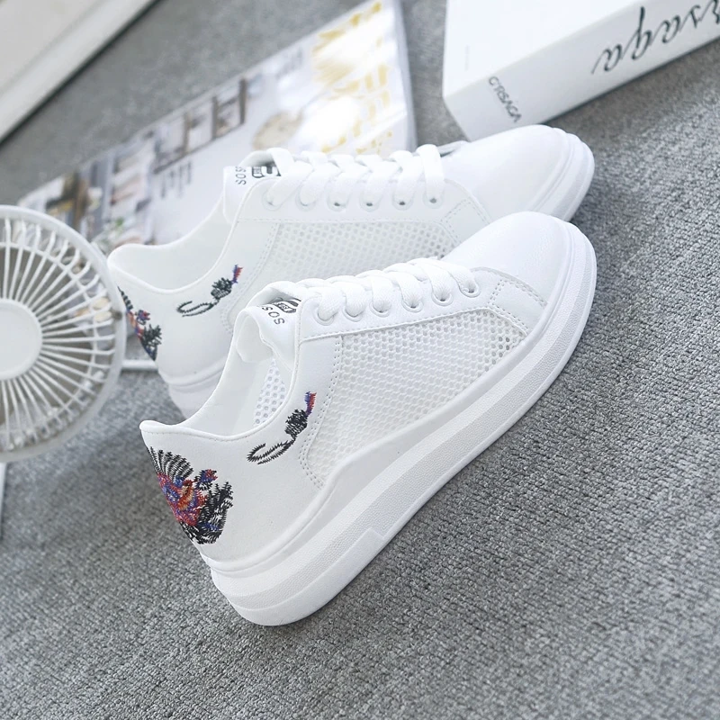 Женские туфли в стиле ретро, повседневная Летняя женская обувь, дышащая женская повседневная обувь, сделано в Китае