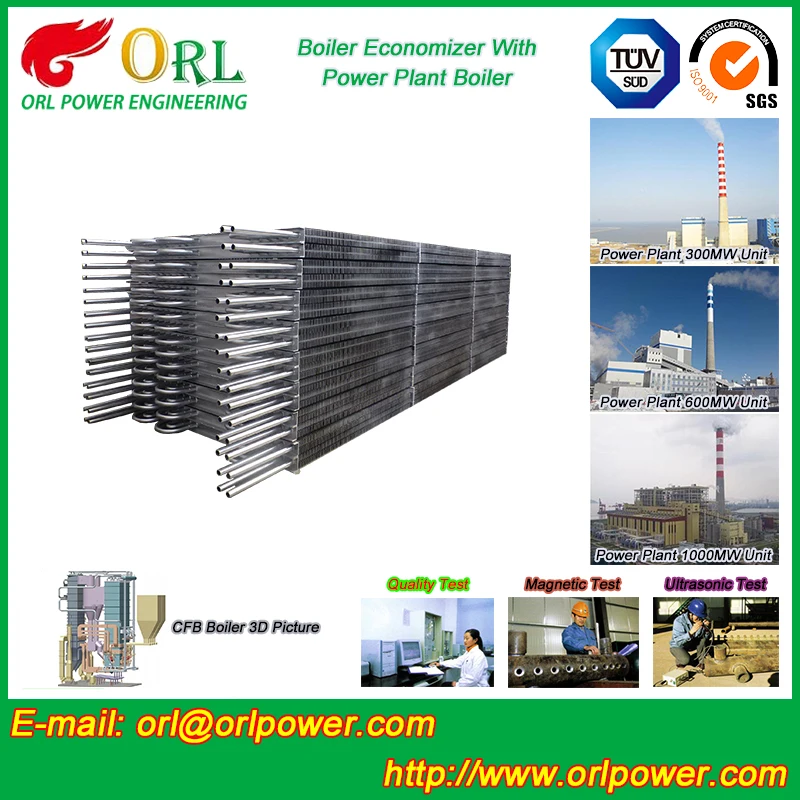 Нефтяная промышленность тепловой нефтяной котел экономайзера ASTM