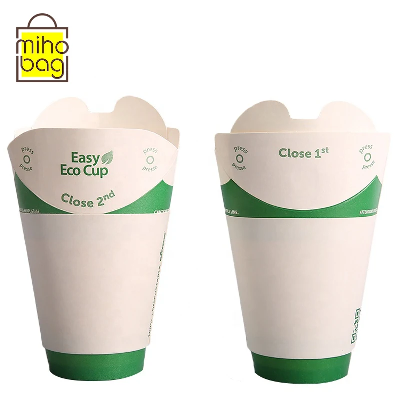 Paper French Fries Cup Shape Fold French Fires or Scoop paper cups