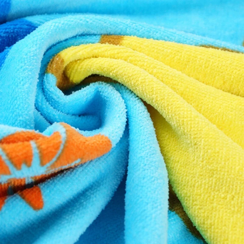 100% Cotton Velour Customized Promotional Beach Towel