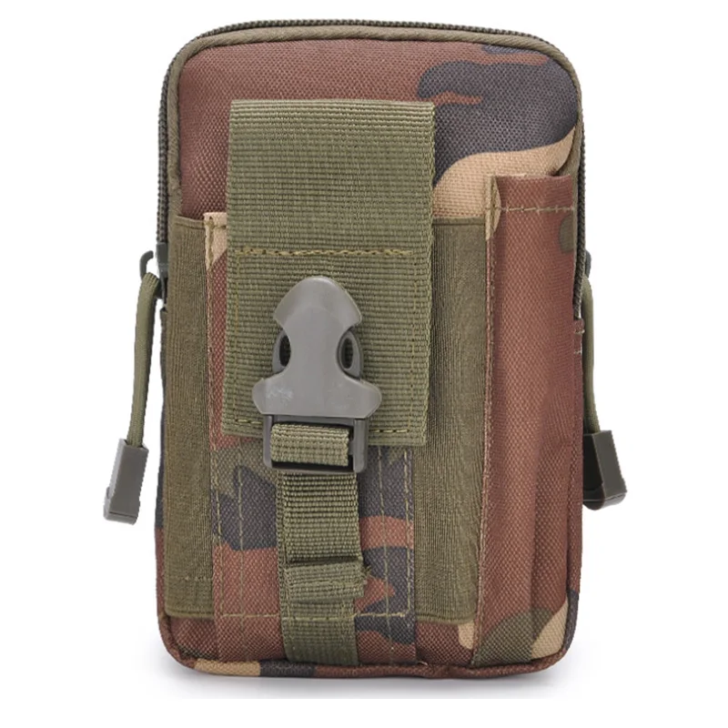 Multi-purpose compact army green waterproof utility gadget belt waist bag military tactical molle pouch
