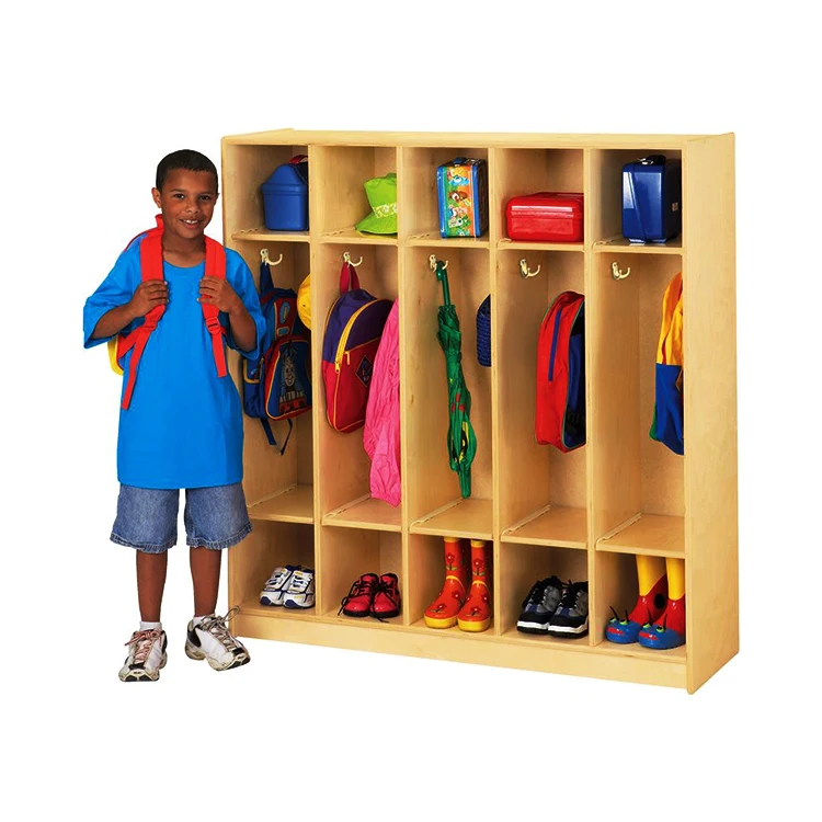 High quality preschool kindergarten furniture malaysia cubbies boys locker room bedroom furniture