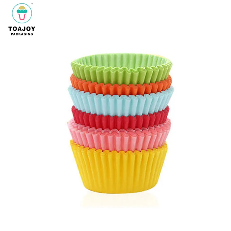 Grease-proof pastry paper cake liner pure color small cupcake liners for baking