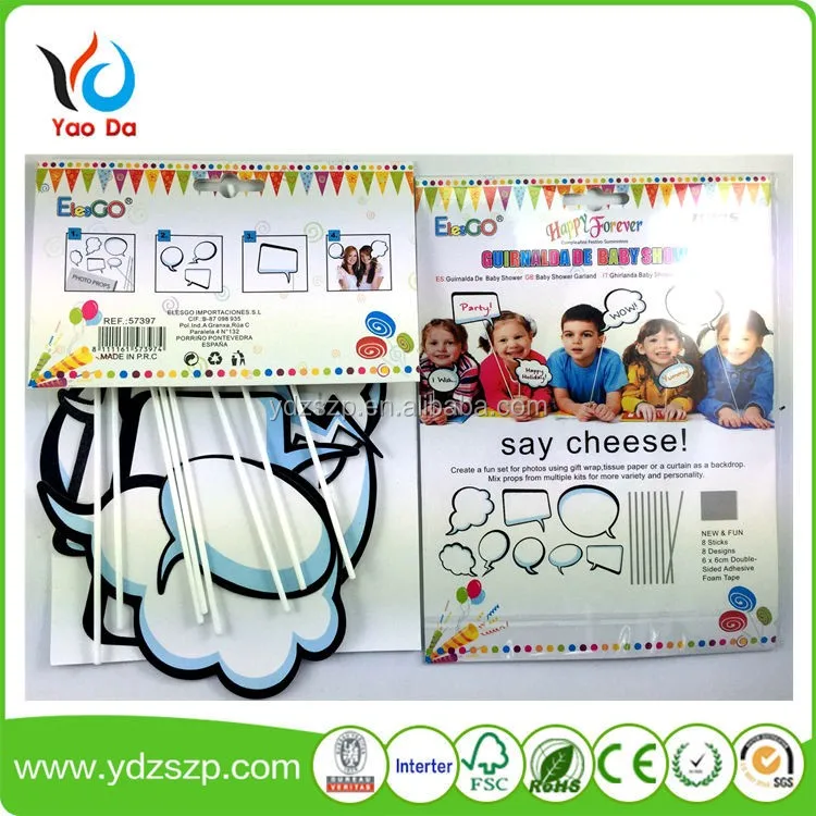 
custom shape birthday celebration handmade diy paper craft with adhesive foam tape 