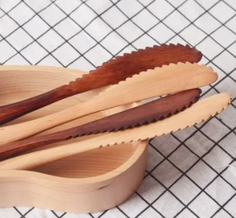 
Japanese wooden butter knife 