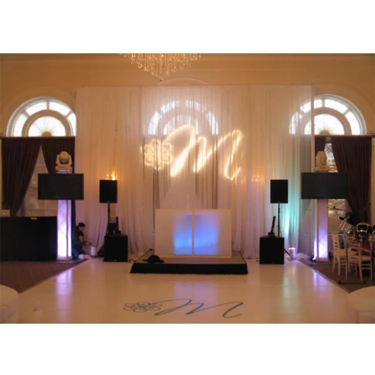 Cheap Circle Round Pipe And Drape Backdrop Wedding Decoration Set