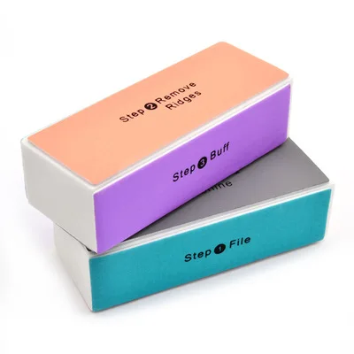 Wholesale Salon Professional disposable double 2 3 4 7 sided Sanding file min nail Polish buffer shiner block for nail art