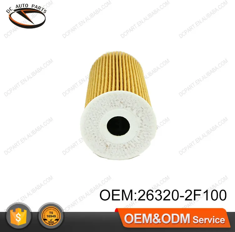 Dcpart Genuine High Performance Oil Filter OEM 26320-2F100 for HYUNDAI