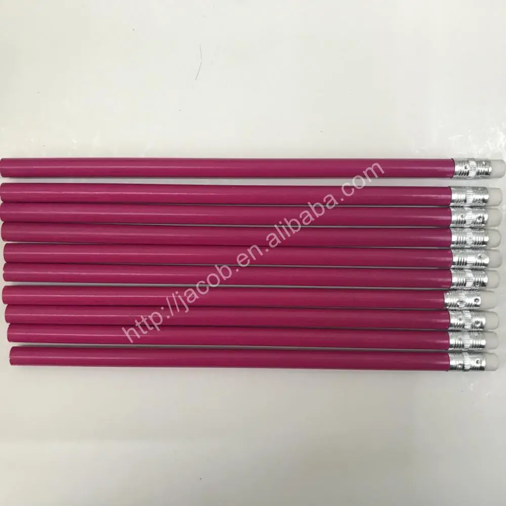 dark blue colored wooden lead erasable pencils bulk with earser