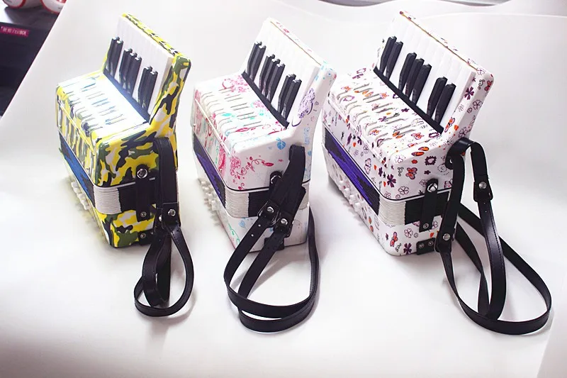 17 key 8 bass Eco-friendly and non-toxic ABS plastic accordion for children for sale