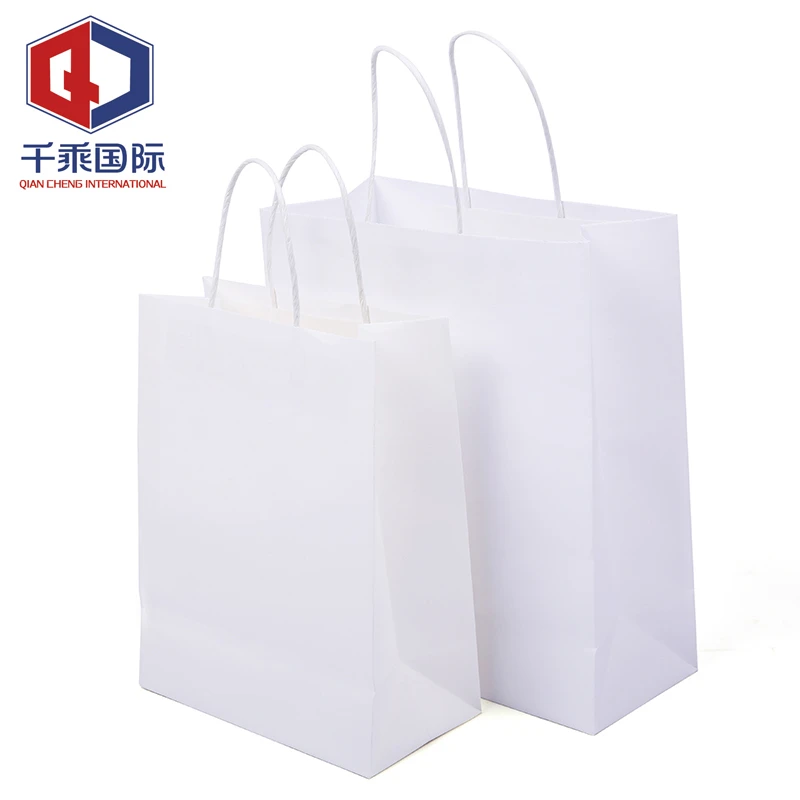 Wholesale custom logo Kraft paper shopping bag reusable colorful folding paper bag eco friendly shopping paper bag with handle