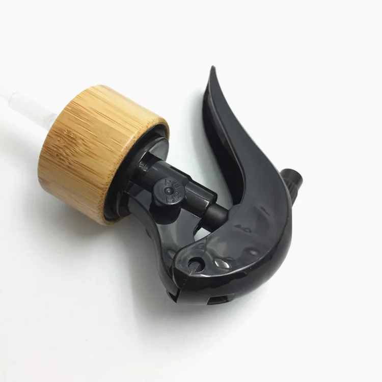RUIPACK custom Bamboo closure hair care/personal care 24mm mini mist spray trigger pump