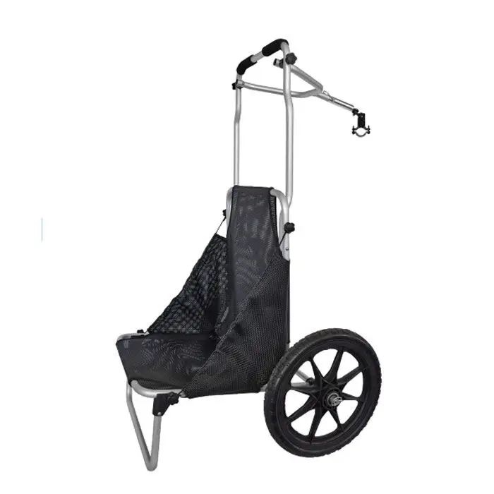 Easy to transport beach trailer for bike