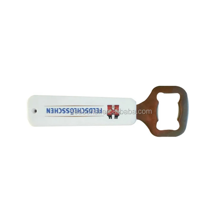 Customized or ready-made plastic handle beer opener