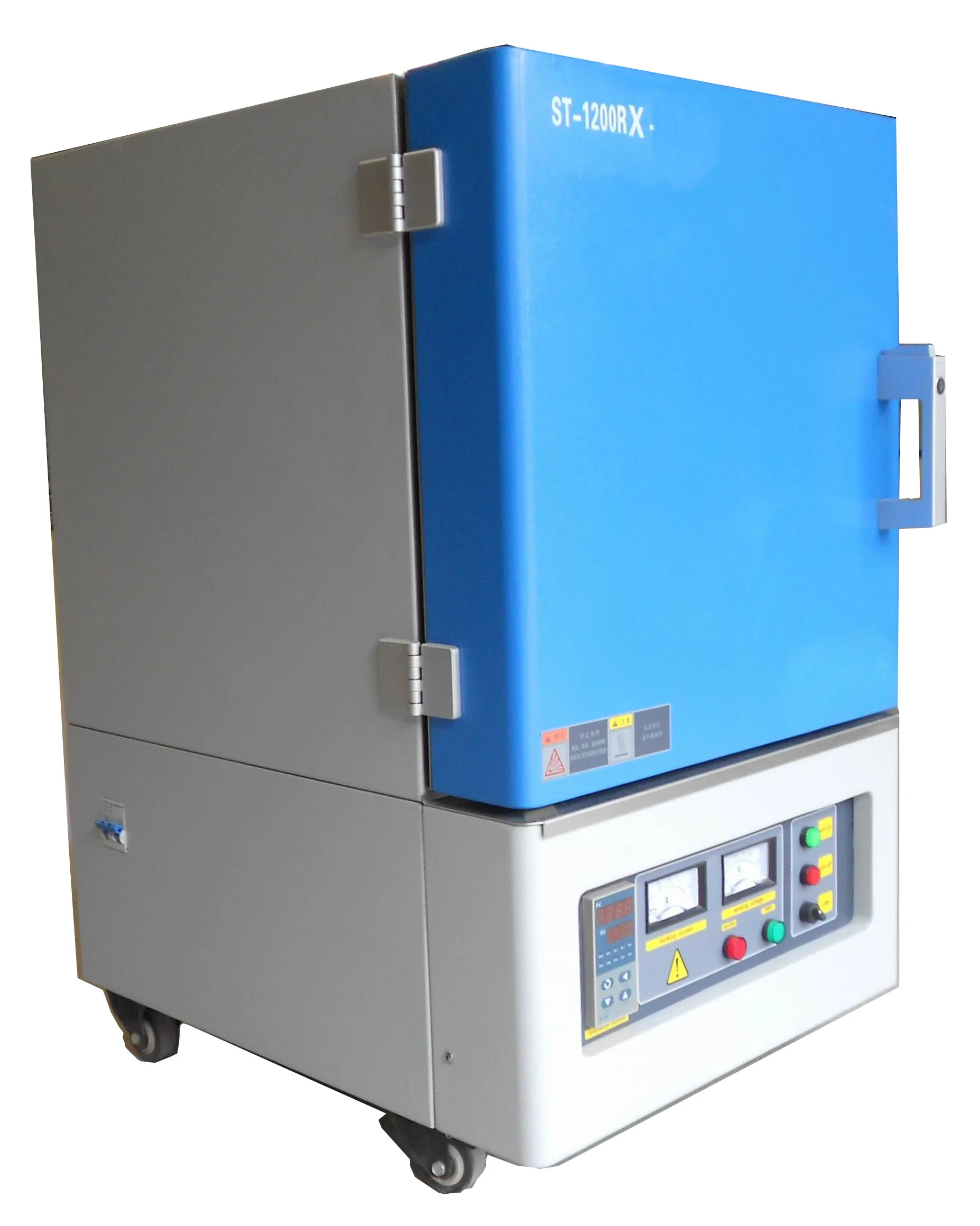 1200C laboratory muffle furnace with 200x200x300mm chamber size