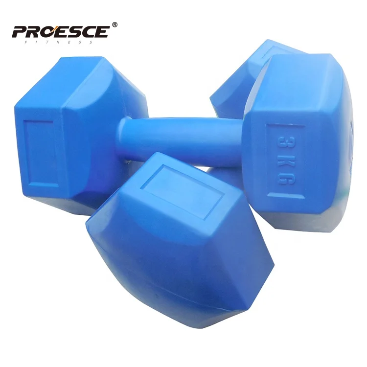 Cheap Cement Hexagon Dumbbell For Weight Lifting