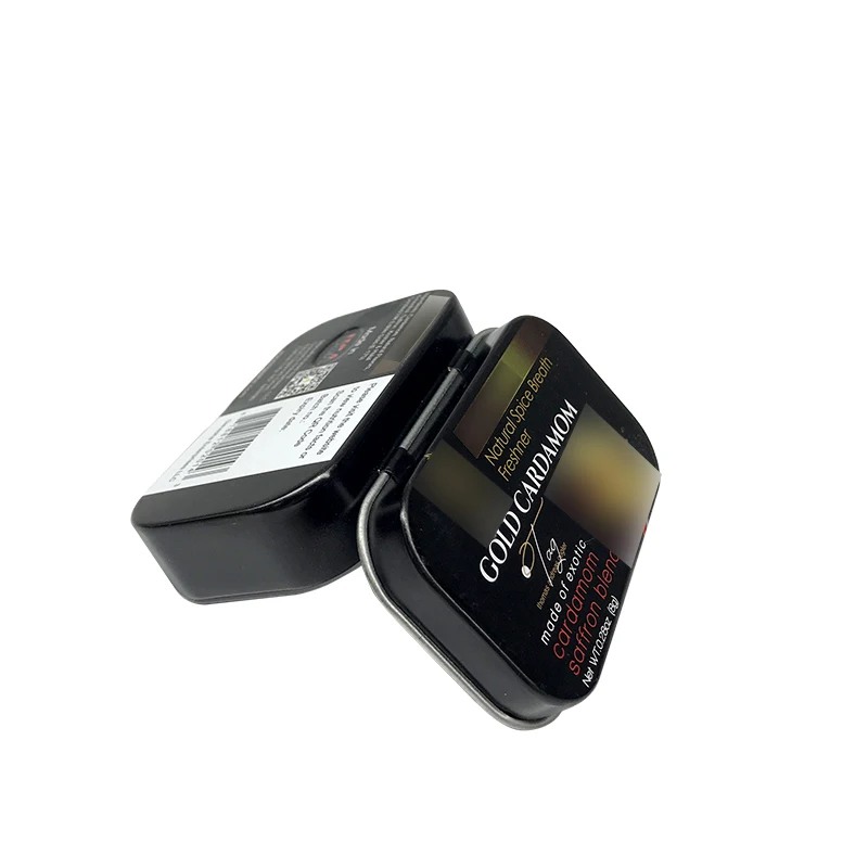 throat lozenge troche tin natural spice breath fresh tin box