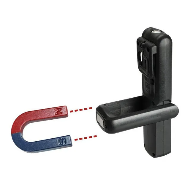 Rechargeable 3W COB+LED Hand Torch Lamp Portable Aldi led flexible Magnetic Inspection Work Light