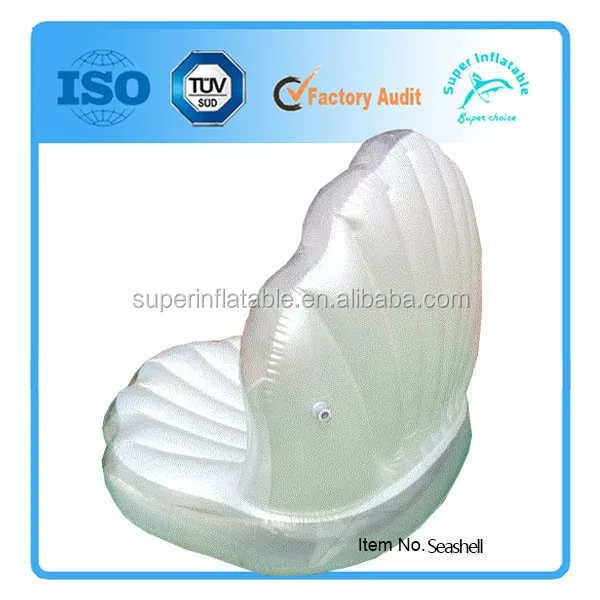 Custom Inflatable animal toy inflatable pool float seashell,seashell pool float manufacturer