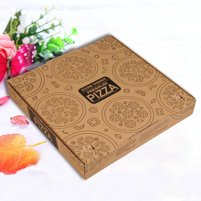 
customized printed factory price packaging pizza box 