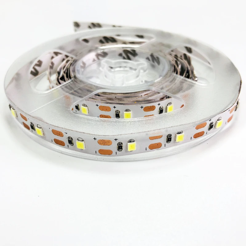 
8mm Width PCB SMD2835 5V 60led per meter LED flex strip light IP20 white warm white led Flexible strip light indoor lighting 