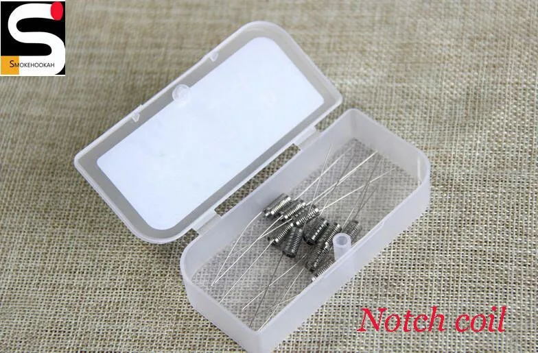 Cheap price Notch coils 0.2ohm flat wire coil clapton premade coils wire