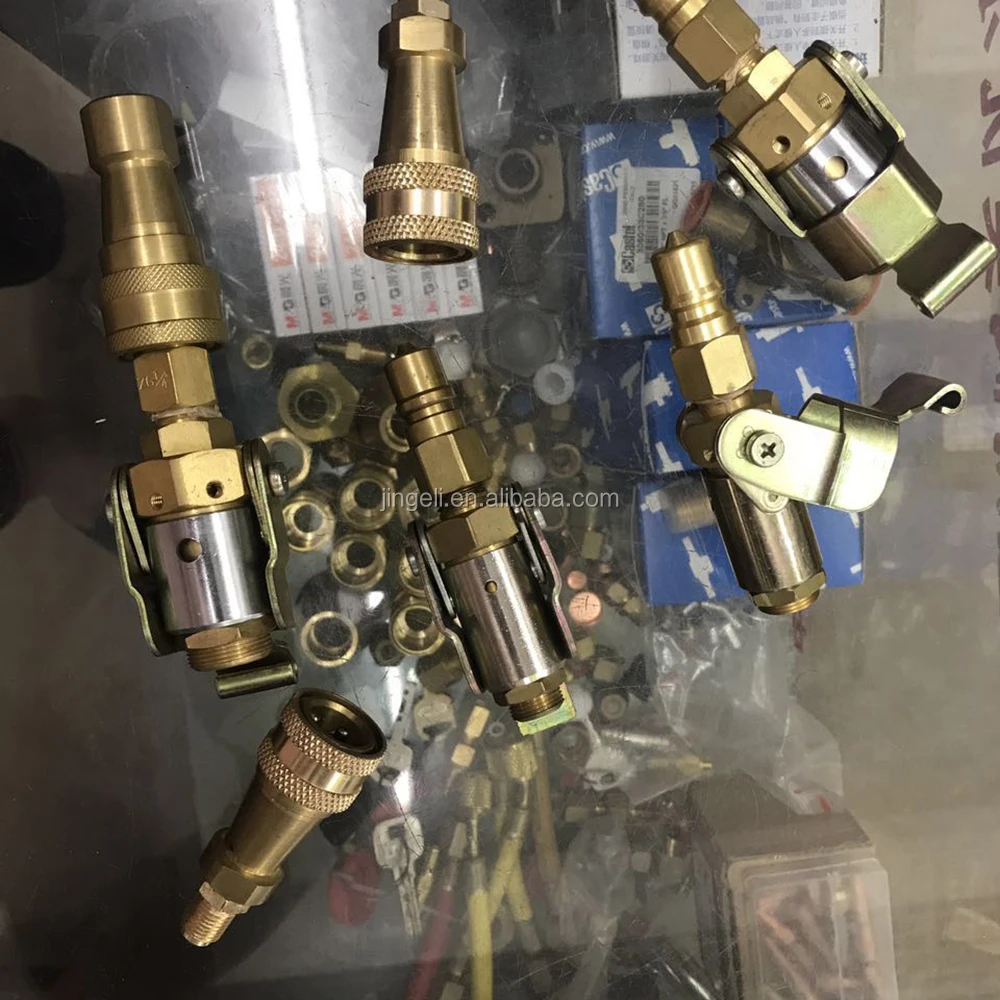 
Air conditioner refrigeration fittings factory wholesale quick connector, gas coupler 