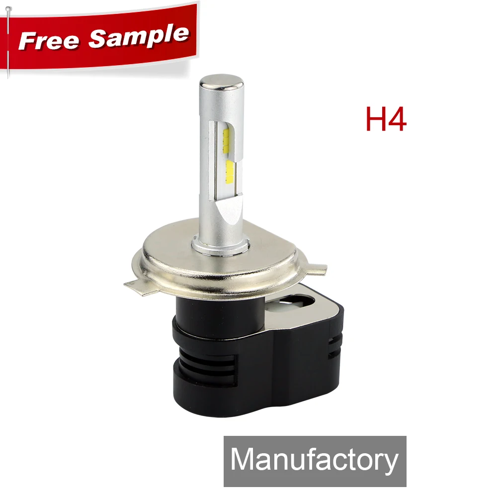 Высокое качество H4 светодиодные фары автомобиля, 30 Вт 4200lm 6000 К Авто светодиодные фары, яркие светодиодные фары мотоцикла