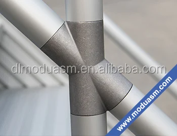 6063 t5 anodized 40mm round aluminum pipes and pipe connectors