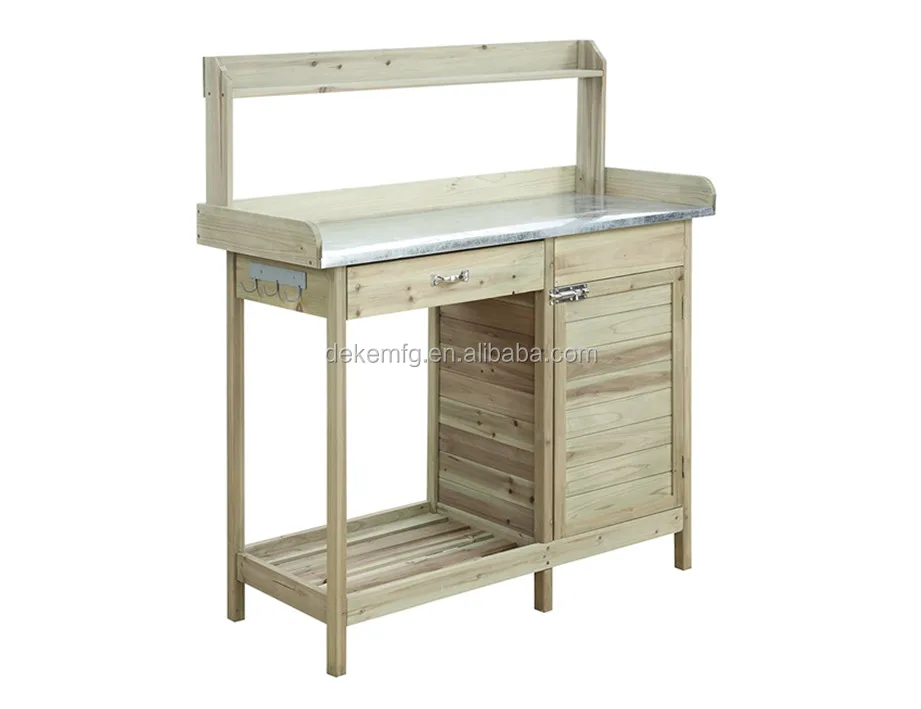 DIY Outdoor Garden Potting Bench Modern Table Garden Work Bench