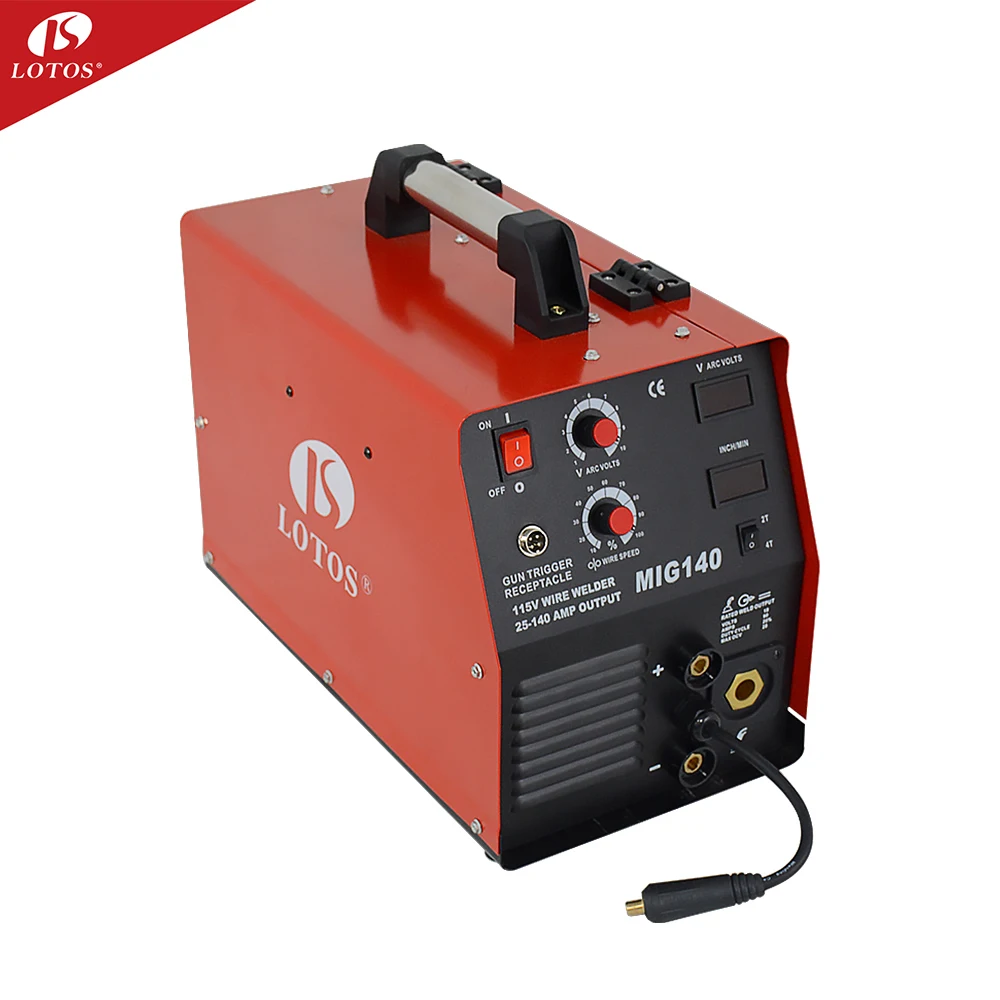 LOTOS MIG140 MOSFET High Frequency DC inverter igbt mig 140 welder inverter mig co2 welding machine