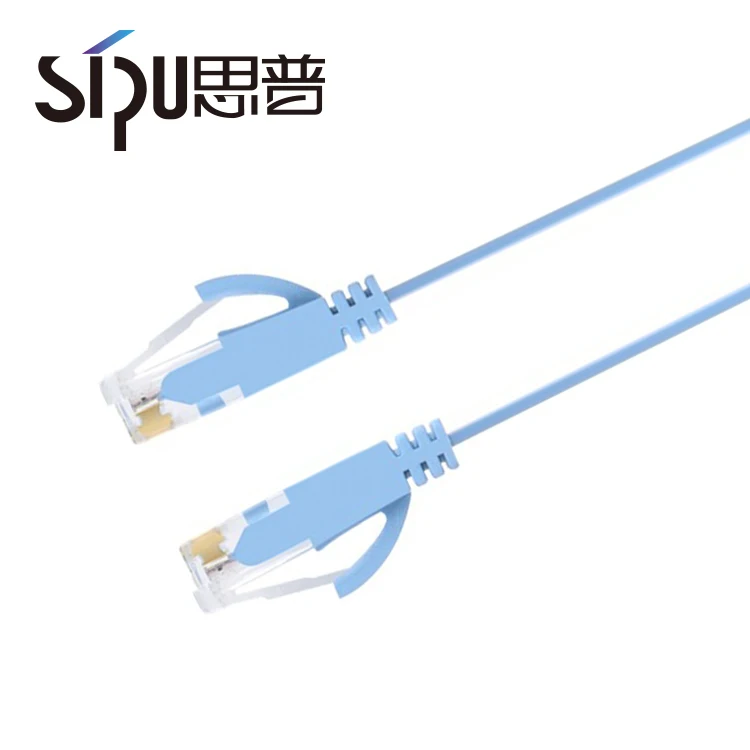 
SIPU New High Quality price 10m flat cat 6a cat6 patch cord 